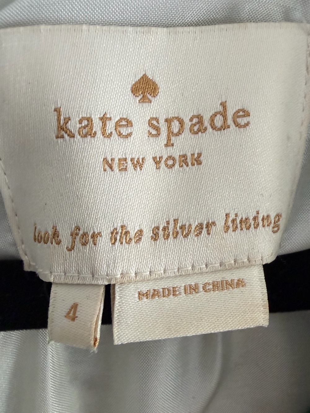 Kate Spade Garden Leaves A-Line Dress Size 4 - Picture 7 of 12